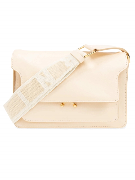 MARNI Medium Soft Trunk Bag, Creme